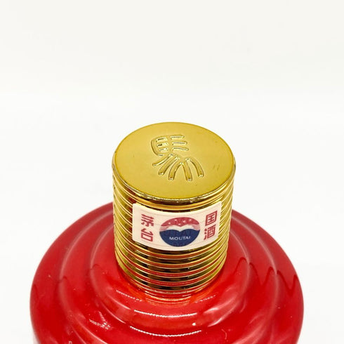 貴州茅台酒 五星ラベル 甲牛馬年 赤陶器ボトル 2014 500ml 53% MOUTAI KWEICHOW 1015g【E2】