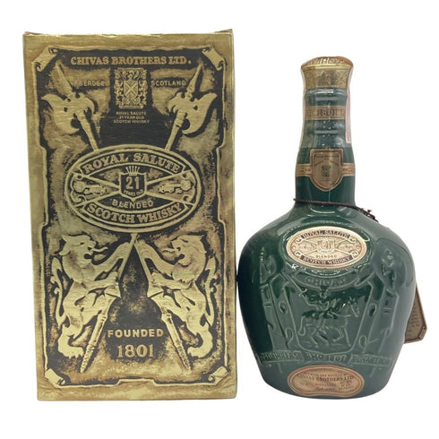 シーバスブラザーズ ロイヤル サルート 21年 緑陶器 700ml 40% Chivas Brothers Royal Salute スコッチウイスキー1347g【O4】