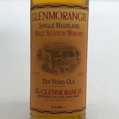 グレンモーレンジ 10年 ハイランドモルト 750ml 43% GLENMORANGIE スコッチウイスキー【D3】