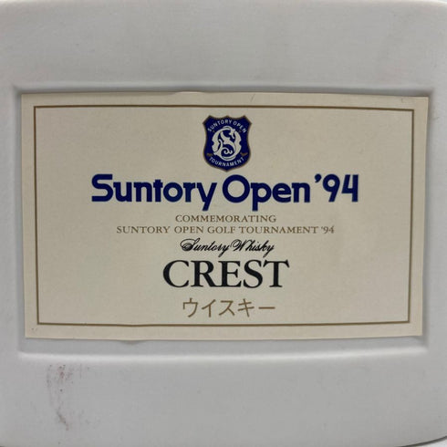 東京都限定◆サントリー クレスト 12年 オープン1994 記念ボトル 陶器 カワセミ 43% 500ml SUNTORY CREST 1168g【SKU】