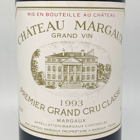 シャトー マルゴー 1993 750ml 12.5% CHATEAU MARGAUX ボルドーワイン【P2】