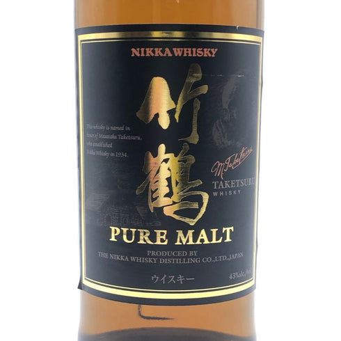東京都限定◆ニッカ 竹鶴 ピュアモルト 黒ラベル 700ml 43% NIKKA 【Y】