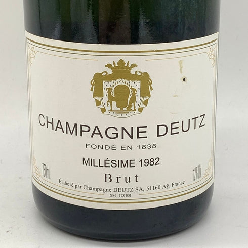 ドゥーツ ブリュット ミレジム 1982 750ml 12% DEUTZ BRUT MILLESIME 【R4】