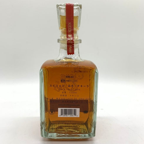 カヴァ デ オロ テキーラ アネホ 750ml 40% Cava de Oro TEQUILA ANEJO 【U4】