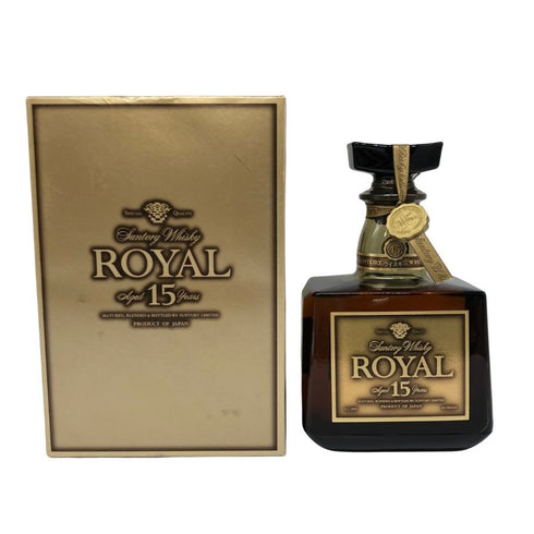 東京都限定◆サントリー ウイスキー ローヤル 15年 ゴールドラベル 750ml 43% SUNTORY WHISKY ROYAL 【J4】