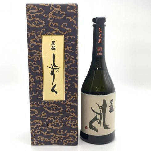 黒龍酒造 黒龍 しずく 720ml 16% 2024年6月 【E2】