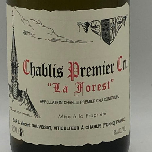 ヴァンサン ドーヴィサ シャブリ プルミエ クリュ ラ フォレ 2018 750ml 13% VINCENT DAUVISSAT Chablis Premier Cru La Forest 白ワイン【Z1】
