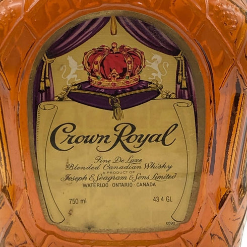 クラウンロイヤル ファインデラックス カナディアン 1975 ウイスキー 750ml 43.4% CROWN ROYAL ウイスキー【Y0】