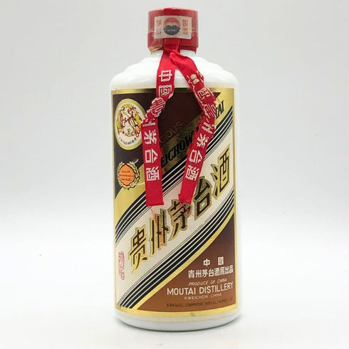 貴州茅台酒 ゴールドラベル プレシャス 年式不明 陶器ボトル 500ml 53% マオタイ酒 MOUTAI 中国酒【O2】