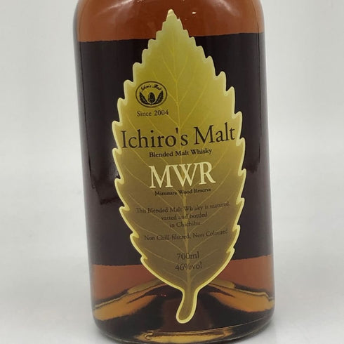 東京都限定◆ベンチャーウイスキー イチローズモルト MWR ミズナラウッドリザーブ 700ml 46% Ichiro's Molt 【B1】