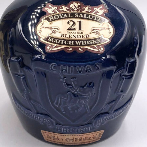 シーバス ブラザーズ ロイヤルサルート 21年 青陶器 700ml 40% Chivas Brothers ROYAL SALUTE スコッチウイスキー【N1】