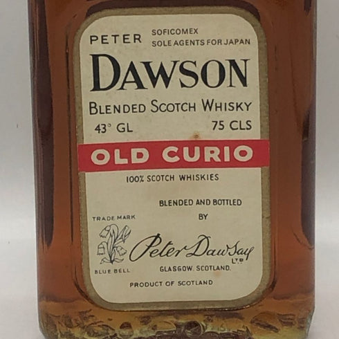 ピーター ドーソン オールド キュリオ 43% 750ml Peter Dawson Old Curio スコッチウイスキー【X1】