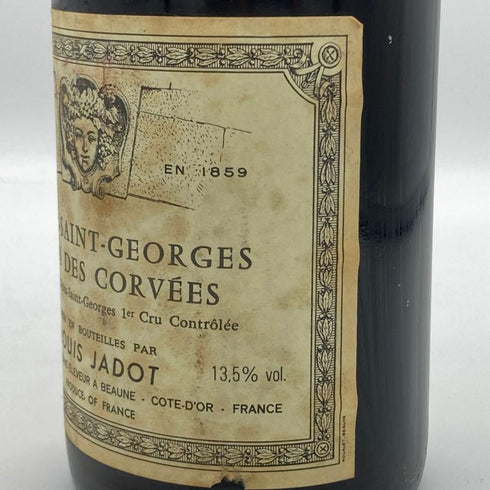 ルイジャド ニュイ サン ジョルジュ クロ デ コルヴェ 1989 750ml 13.5% LOUIS JADOT ブルゴーニュワイン【L1】
