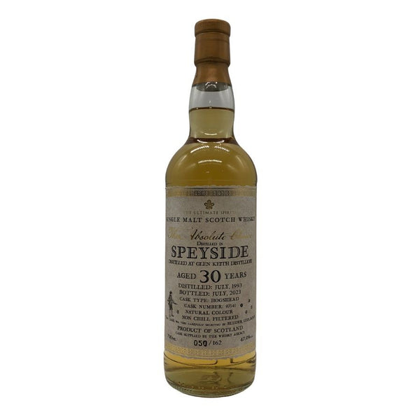 グレンキース 30年 スペイサイド 1993-2023 ザ アブソリュートチョイス 700ml 47.0% GLEN KIETH THE ABSOLUTE CHOICE スコッチウイスキー【T4】