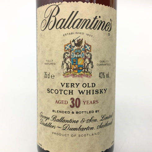 バランタイン 30年 ベリーオールド 金キャップ 700ml 43% Ballantine's VERY OLD スコッチウイスキー【A】