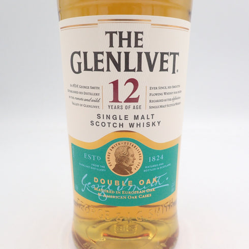 【セット】グレンリベット 12年 ダブルオーク シングルモルト 700ml 40% THE GLENLIVET DOUBLE OAK SINGLE MALT 4本セット【SKU】
