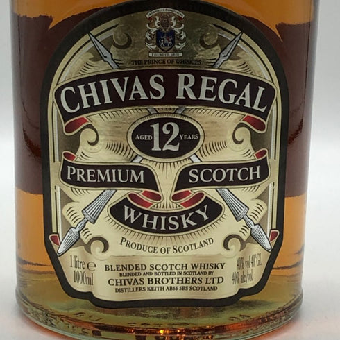 シーバスリーガル 12年 ブレンデッド 1801 1000ml 43% CHIVAS REGAL スコッチウイスキー【U0】