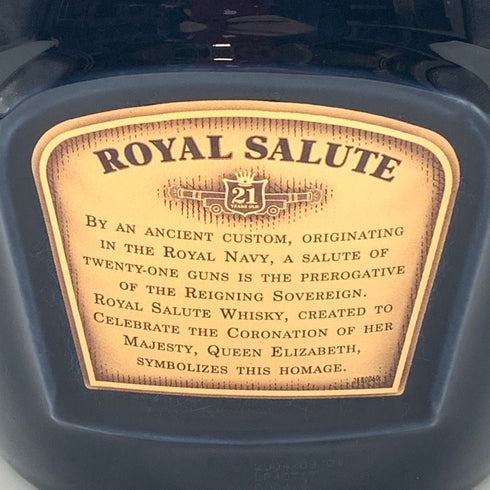 シーバス ブラザーズ ロイヤルサルート 21年 青陶器 1000ml 40% CHIVAS BROTHERS ROYAL SALUTE スコッチウイスキー1806g【L1】