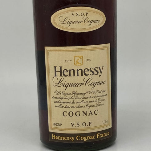 ヘネシー VSOP リキュールコニャック スリムボトル グリーンボトル 1000ml 40% Hennessy Liqueur Cognac コニャック【L4】
