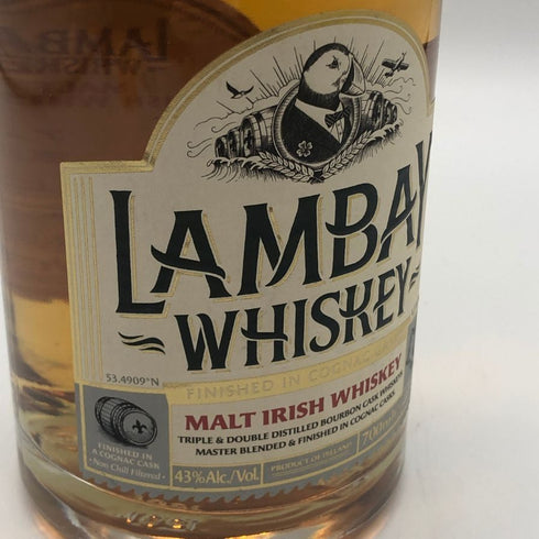 ランベイ ブレンデットモルト 700ml 43% LAMBAY SINGLE MALT アイリッシュウイスキー【O2】