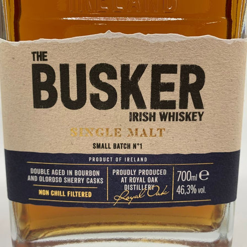 バスカー スモールバッチ No.1 700ml 46.3% BUSKER アイリッシュウイスキー【P4】