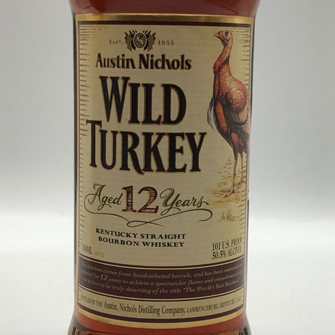 ワイルドターキー 12年 赤キャップ 700ml WILD TURKEY バーボン【A0】