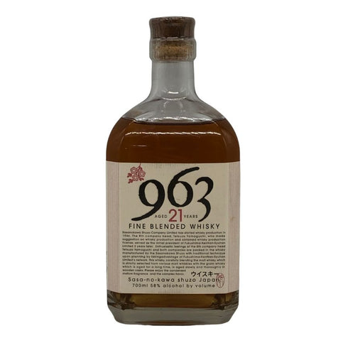 東京都限定◆笹の川酒造 963 ファインブレンデッド 21年 700ml 58% 【V1】