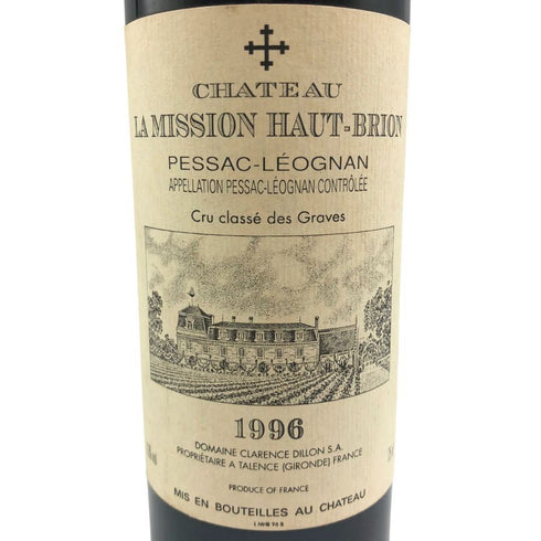シャトー ラ ミッション オーブリオン 1996 750ml 13% CHATEAU LA MISSION HAUT BRION ボルドーワイン【B3】