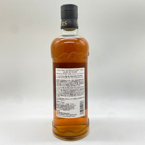 東京都限定◆マルス 駒ヶ岳 30年 1986-2016 アメリカン ホワイトオーク カスク 700ml 60% MARS 【同梱不可】【BB】