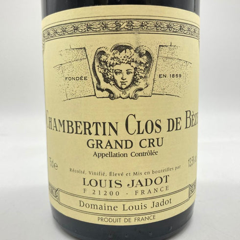 ルイ ジャド シャンベルタン クロ ド ベーズ グラン クリュ 1999 13.5% 750ml Louis Jadot Chambertin Clos de Bèze Grand Cru 【T4】
