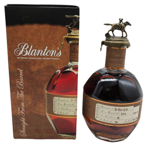 ブラントン シングルバレル 2020 750ml 46.5% Blanton's Single Barrel バーボン【D3】