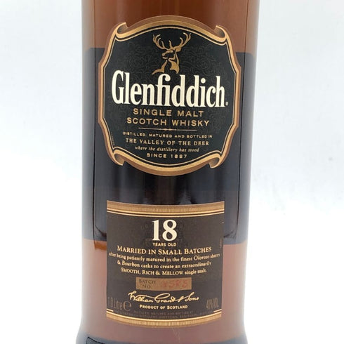 グレンフィディック 18年 マリードイン スモールバッチ 1000ml 43% Glenfiddich スコッチウイスキー【B4】