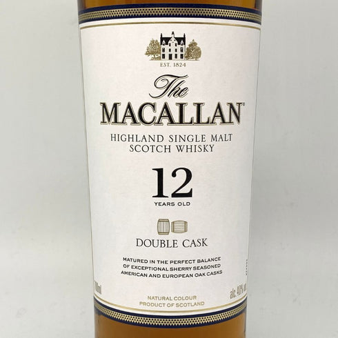 ザ マッカラン 12年 ダブルカスク 700ml 40% The MACALLAN 箱付 スコッチウイスキー【B4】