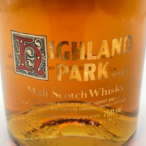 ハイランドパーク 12年 旧ボトル 750ml 43% HIGHLAND PARK 【J4】