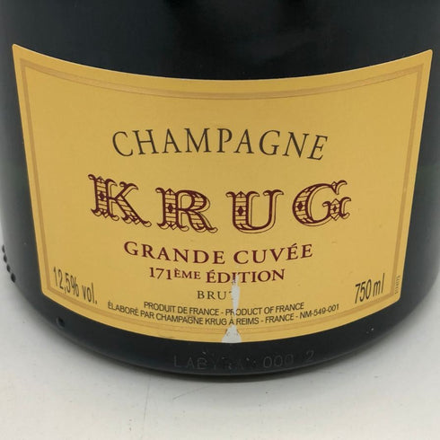 クリュッグ ブリュット 白 750ml 12.5% KRUG BRUT シャンパン【F0】