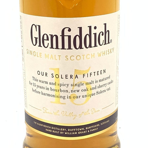 グレンフィディック 15年 ソレラリザーブ 700ml 40% Glenfiddich OUR SOLERA FIFTEEN スコッチウイスキー【N】