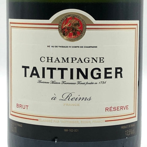 テタンジェ ブリュット レゼルヴ 750ml 12.5% TAITTINGER BRUT RESERVE シャンパン【S0】
