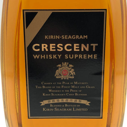 東京都限定◆キリンシーグラム クレセント 660ml 43% Crescent Kirin-Seagram WHISKY SUPREME 【N1】