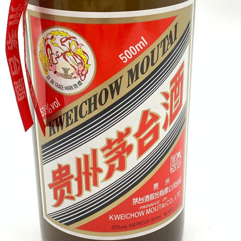 貴州茅台酒 天女ラベル 茶陶器ボトル 2022 500ml 53% MOUTAI KWEICHOW 930g【M4】