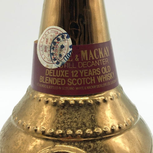 ホワイト&マッカイ12年 デラックス ポットスティル 1000ml 43% WHYTE&MACKAY スコッチウイスキー1750g【L2】