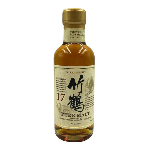 東京都限定◆ニッカ 竹鶴 17年 ピュアモルト 180ml 43% NIKKA 【F2】