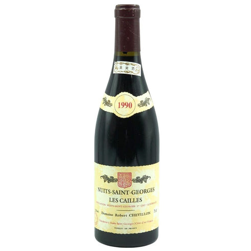 ロベール シュヴィヨン ニュイ サンジョルジュ プルミエクリュ レ カイユレ 1990 750ml 13.5% Robert Chevillon Nuits Saint Georges 1er Cru Les Cailles 【A3】