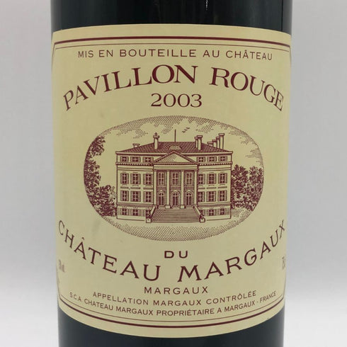 パヴィヨン ルージュ デュ シャトー マルゴー 2003 750ml 13% PAVILLON ROUGE DU CHATEAU MARGAUX ボルドーワイン【J4】