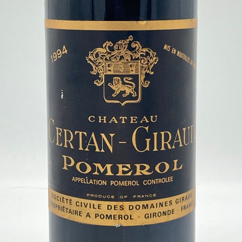 シャトー セルタン ジロー 1994 750ml 13% CHATEAU CERTAN-GIRAUD ボルドーワイン【G4】