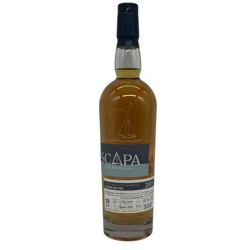 スキャパ 19年 2003-2022 ウイスキー エクスチェンジ 700ml 56.7% SCAPA スコッチウイスキー【A3】