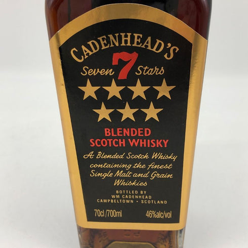 ケイデンヘッド 7スターズ ブレンデッド 46% 700ml Cadenhead スコッチウイスキー【F4】