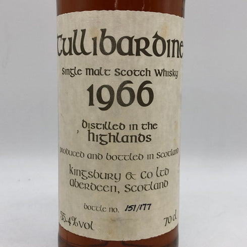 【同梱不可】キングスバリー タリバーディン 34年 1966 ケルティックラベル ホグスヘッド 700ml 55.4% Kingsbury tullibardine スコッチウイスキー【T4】
