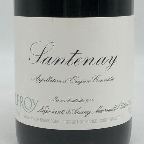メゾン ルロワ サントネイ 2003 750ml 13% Maison Leroy Santenay 白ワイン【D1】