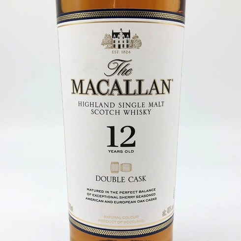 ザ マッカラン 12年 ダブルカスク 700ml 40% The MACALLAN 箱付 スコッチウイスキー【E1】