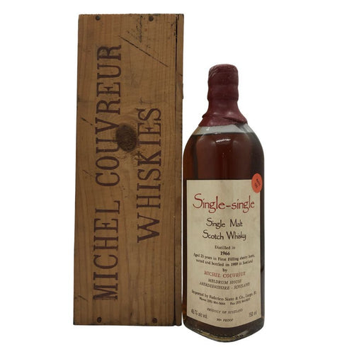 ミシェル クーヴルー ファーストフィル シェリーバット 1966 23年750ml 43% Michel Couvreur スコッチウイスキー【同梱不可】【M1】